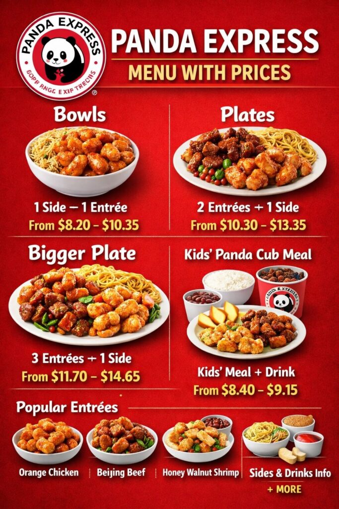 Panda Express Menu With Prices Updated Bowls Plates Combos Panda Express Menu With Prices Updated Bowls Plates Combos