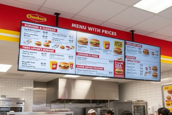 Checkers Menu With Prices