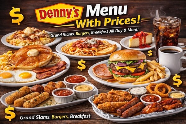 Denny’s Menu With Prices