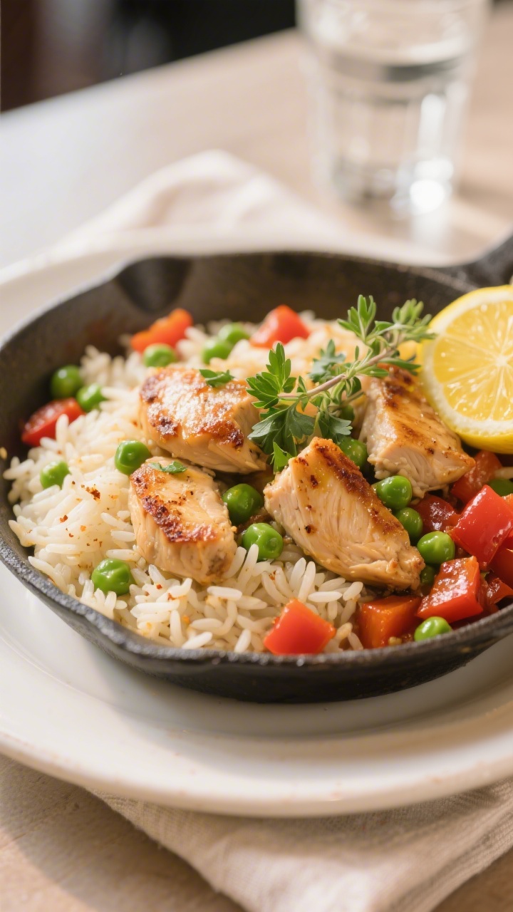 Final plated presentation, close-up detail: Close-up, three-quarter angle of a generous serving of C