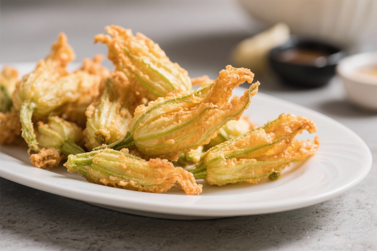 Crispy Squash Blossom Recipe – Light, Golden, and Perfectly Savory