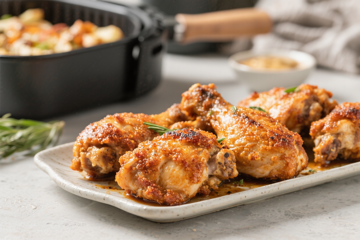 Crispy Air Fryer Chicken Thighs – Juicy, Flavorful, and Fast