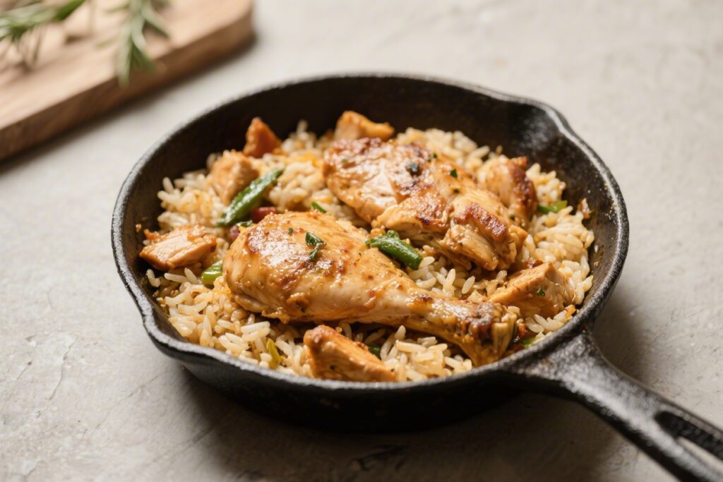 Chicken and Rice Skillet – A Cozy One-Pan Dinner