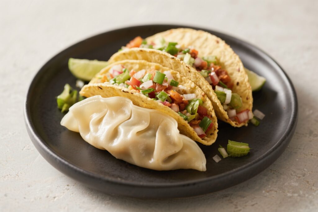 Smash Dumpling Tacos Recipe – Crispy, Saucy, and Super Satisfying