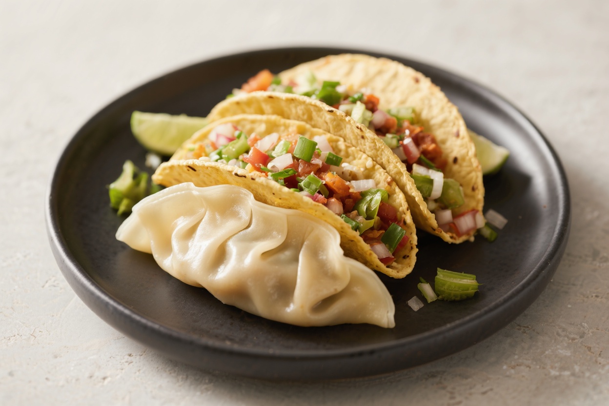 Smash Dumpling Tacos Recipe – Crispy, Saucy, and Super Satisfying
