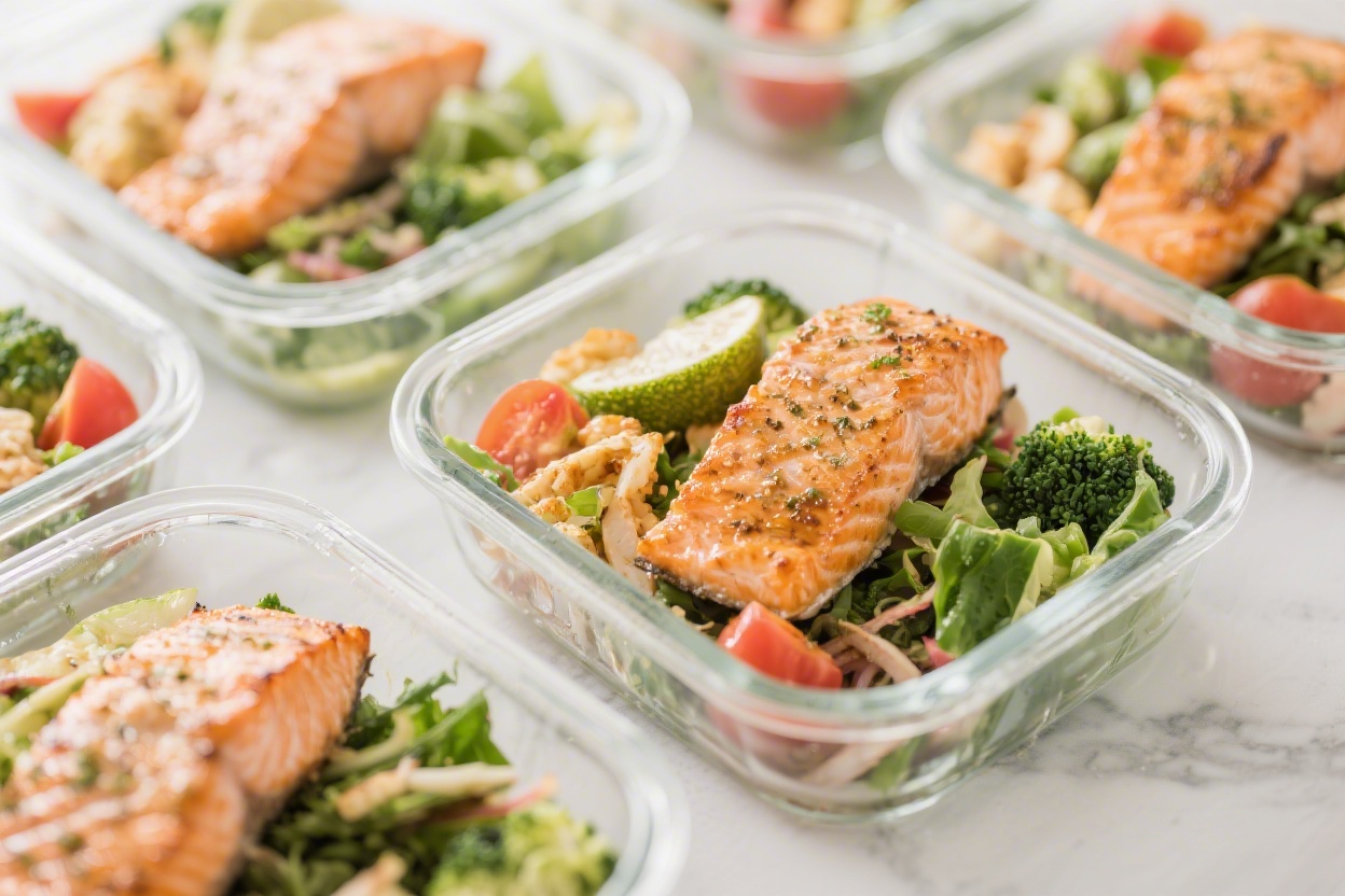 Healthy Baked Salmon Meal Prep – Simple, Flavorful, and Ready for the Week