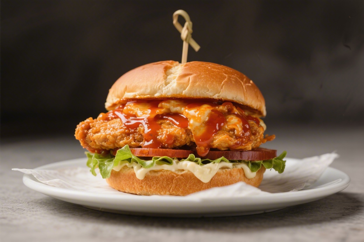 Hot Honey Chicken Sandwich – Crispy, Sweet, and Spicy Comfort