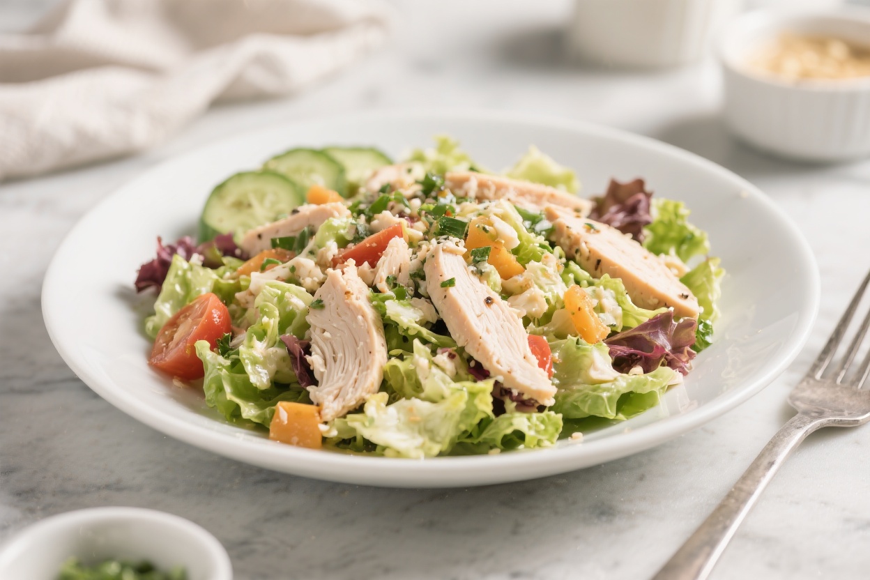 Healthy Chicken Salad Recipe for Lunch – Light, Fresh, and Satisfying