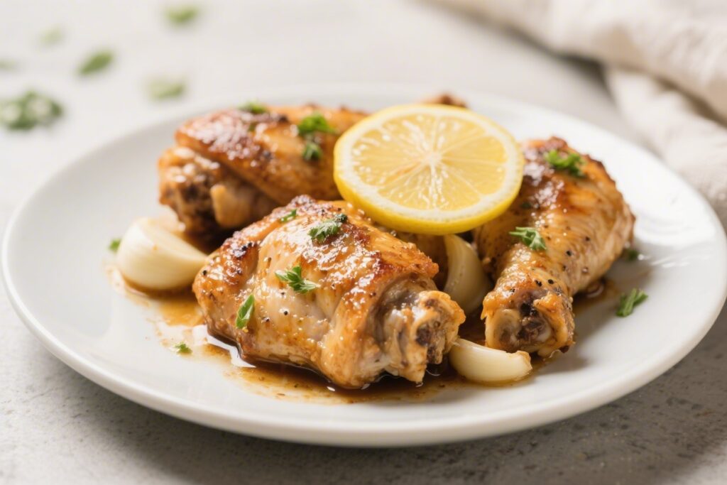 Lemon Garlic Chicken Thighs – Bright, Juicy, and Weeknight-Friendly