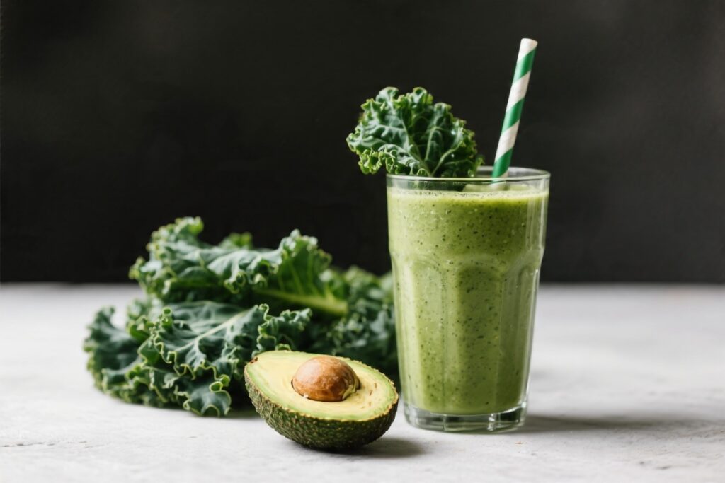 Kale Avocado Detox Smoothie – Creamy, Fresh, and Naturally Energizing