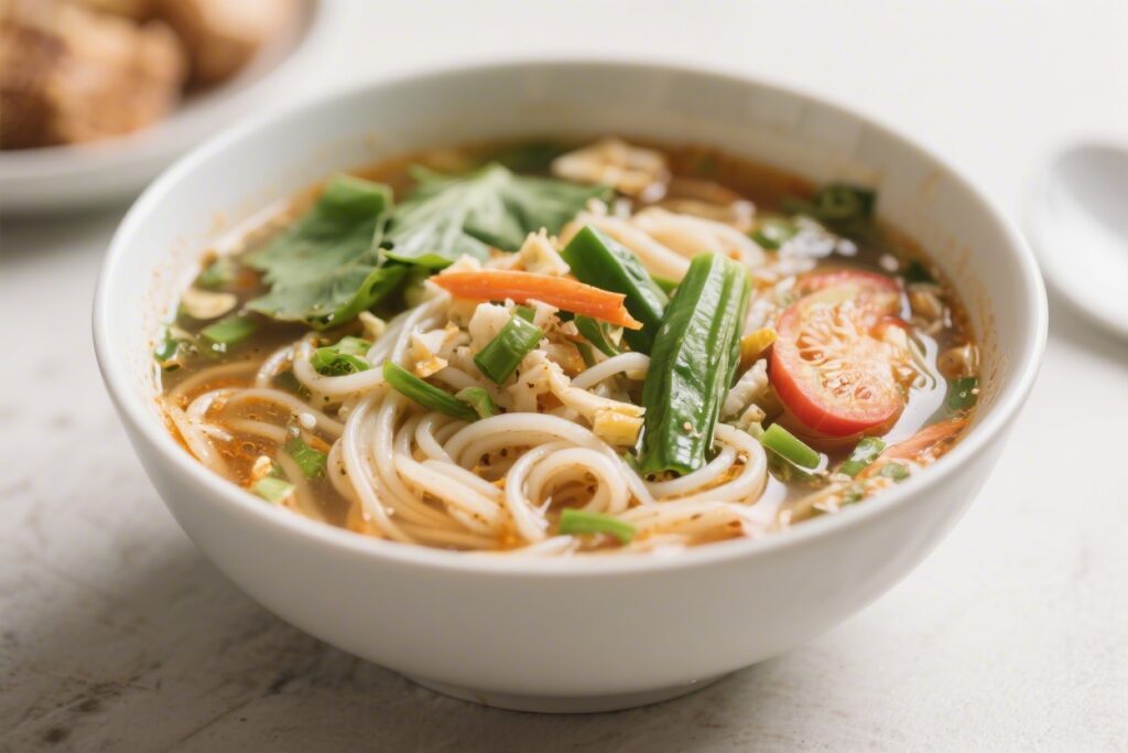 Vegan Thai Noodle Soup Flavorful Comfort Dish – Cozy, Bright, and Satisfying