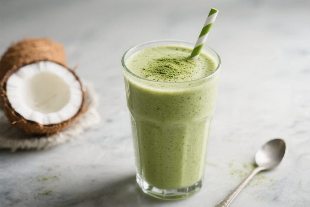 Matcha Coconut Keto Smoothie – Creamy, Energizing, and Low-Carb