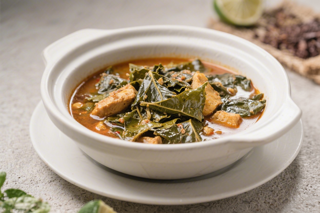Onugbu Soup Traditional Nigerian Bitterleaf Soup Recipe – Comforting, Savory, and Hearty