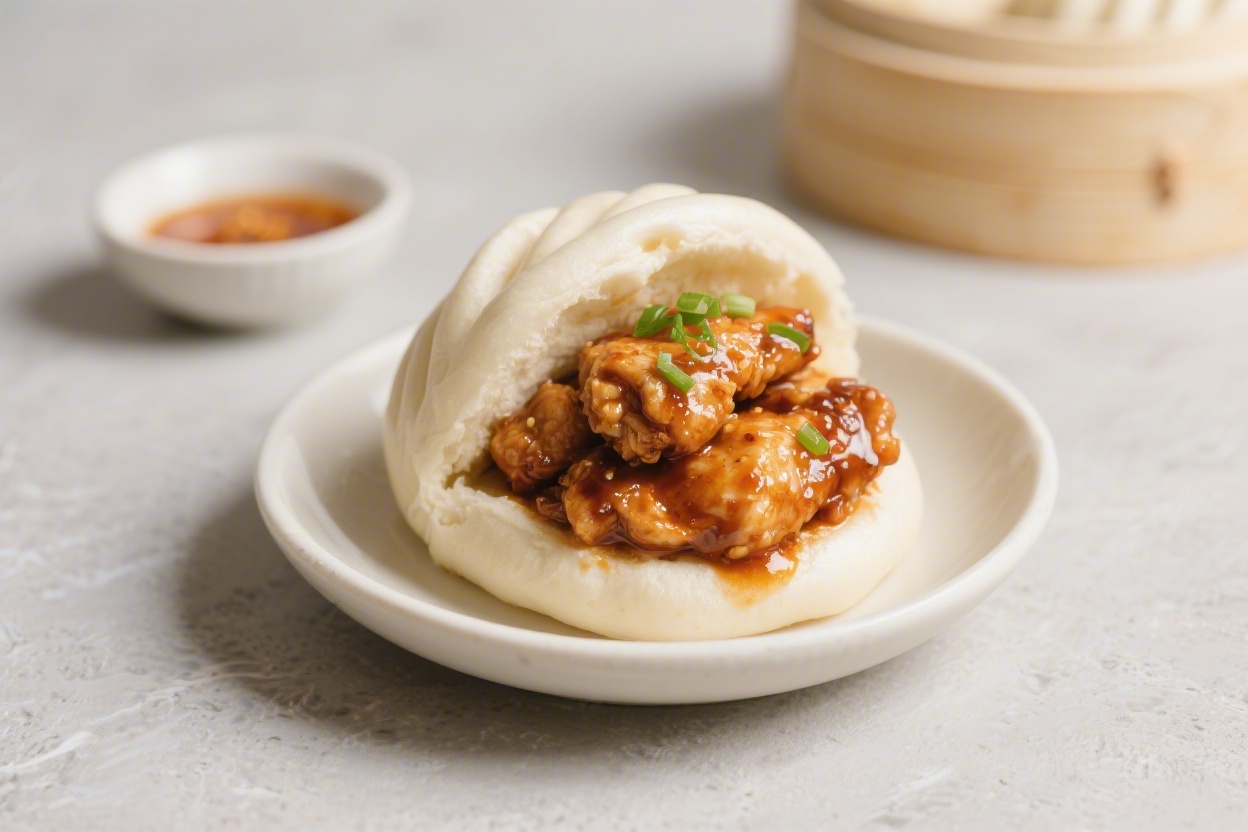 Mouthwatering Korean Chicken Bao Soft and Juicy Recipe – A Flavor-Packed Favorite