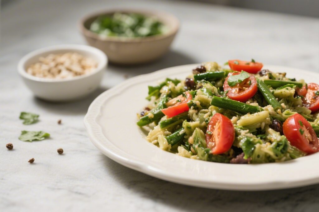 Vegan Recipe in 10 Minutes with 3 Ingredients – Creamy Chickpea Avocado Salad