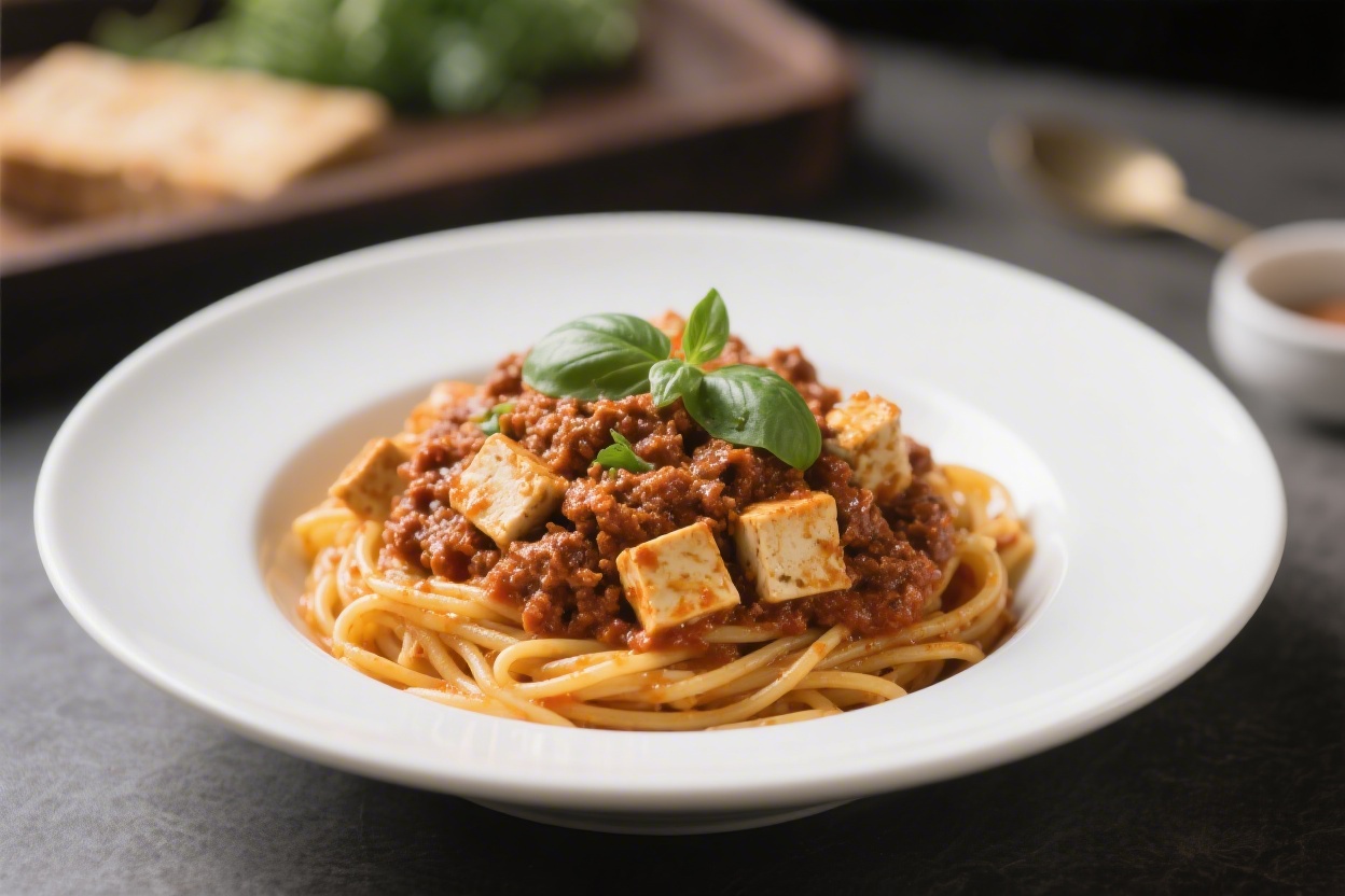 Tofu Bolognese Rich and Hearty Vegan Pasta – A Comforting Weeknight Favorite