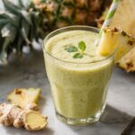 Pineapple Ginger Detox Smoothie – Bright, Refreshing, and Naturally Cleansing