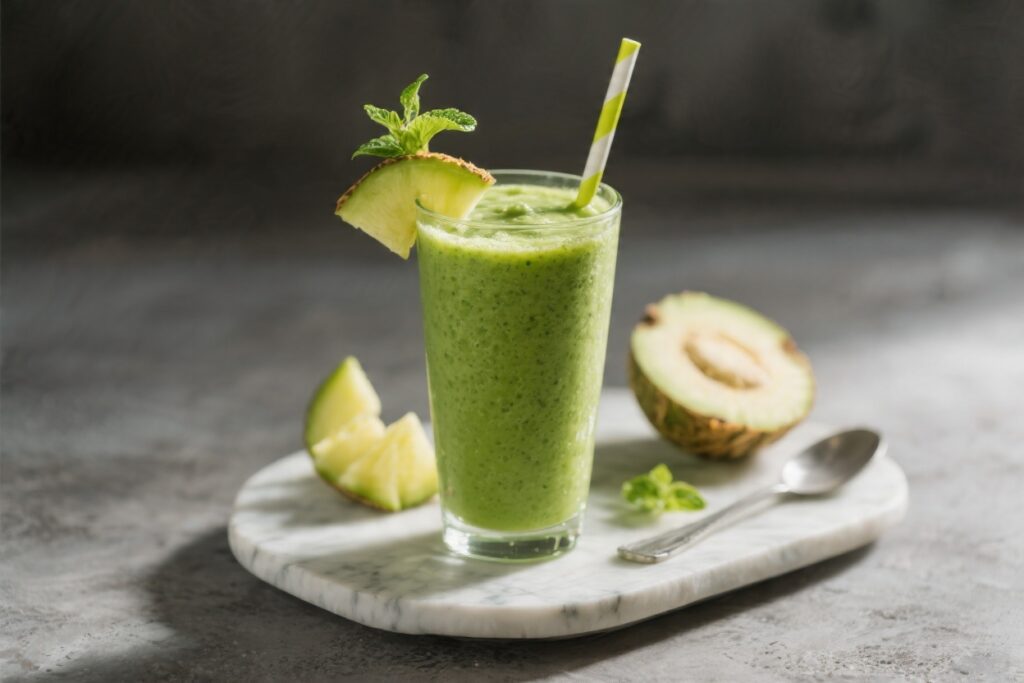 Tropical Green Smoothie – Bright, Fresh, and Ready in Minutes