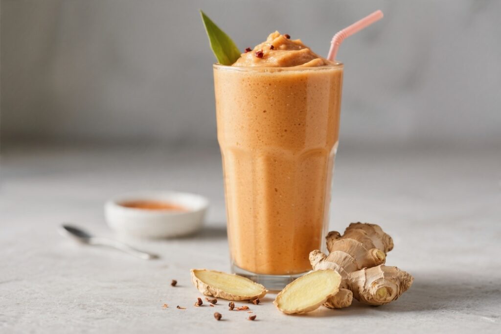 Spicy Ginger Smoothie – A Bright, Zesty Kickstart