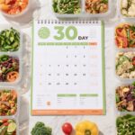 30 Day Vegan Meal Prep Calendar with Grocery Lists – A Simple, Practical Plan for Busy Weeks