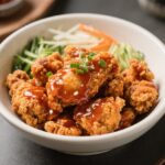 Korean Style Fried Chicken Bowl Crispy and Saucy – A Comforting, Flavor-Packed Meal