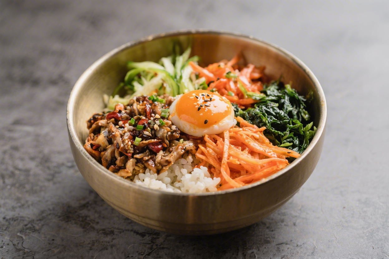 Bibimbap Korean Rice Bowl Healthy Meal – Colorful, Satisfying, and Simple