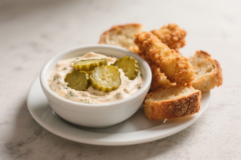 Fried Pickle Dip with Crunchy Bread Easy Appetizer – A Crowd-Pleasing Snack