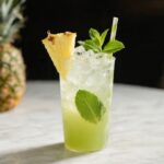 Iced Pineapple Mint Green Tea – Cool Summer Drink