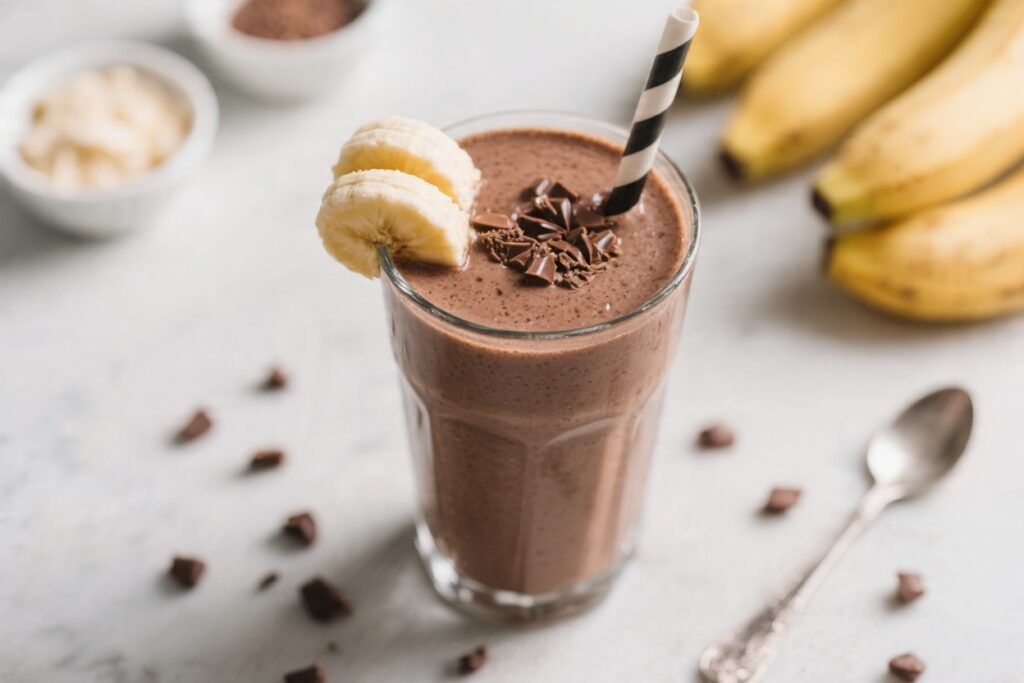 Chocolate Banana Protein Smoothie – A Creamy, Satisfying Pick-Me-Up
