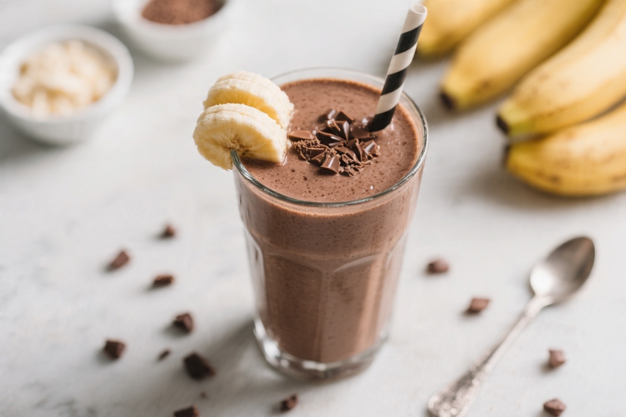 Chocolate Banana Protein Smoothie – A Creamy, Satisfying Pick-Me-Up