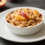 Peach Crisp Warm Fruity Dessert – Simple, Comforting, and Irresistible