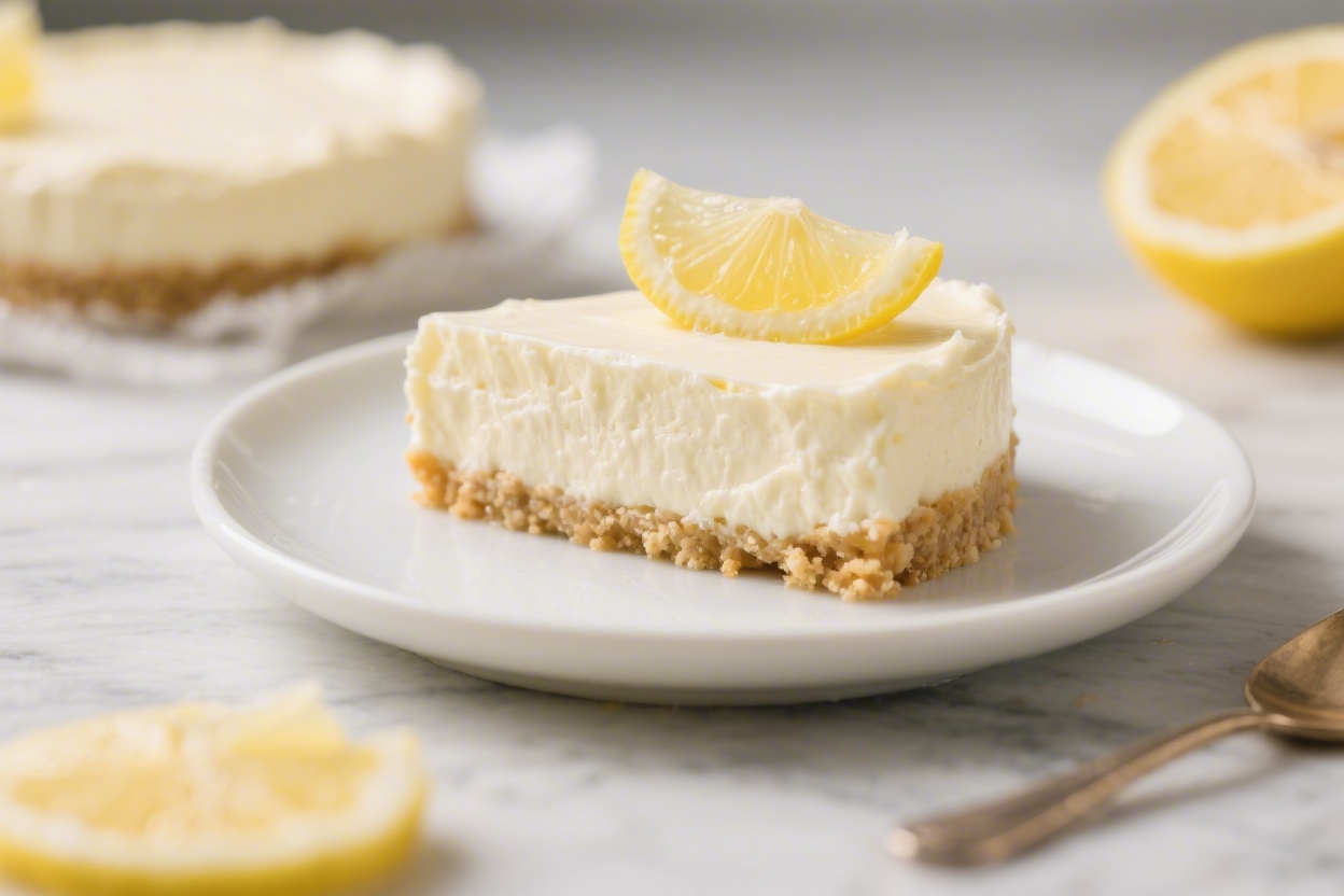 No Bake Lemon Cheesecake Creamy Easy Dessert – Bright, Smooth, and Simple