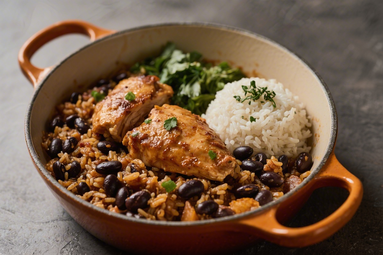 Chicken Rice and Black Beans One Pot Meal – A Cozy Weeknight Favorite