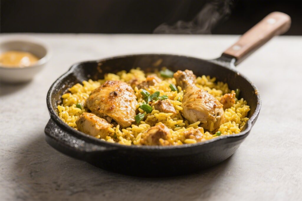 One Pot Chicken Yellow Rice Easy Dinner – Comfort Food With Minimal Cleanup