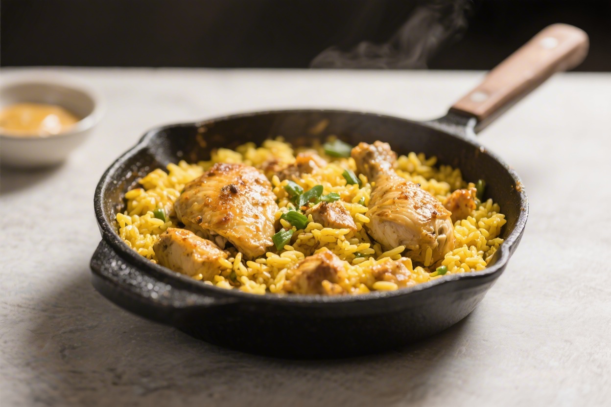 One Pot Chicken Yellow Rice Easy Dinner – Comfort Food With Minimal Cleanup