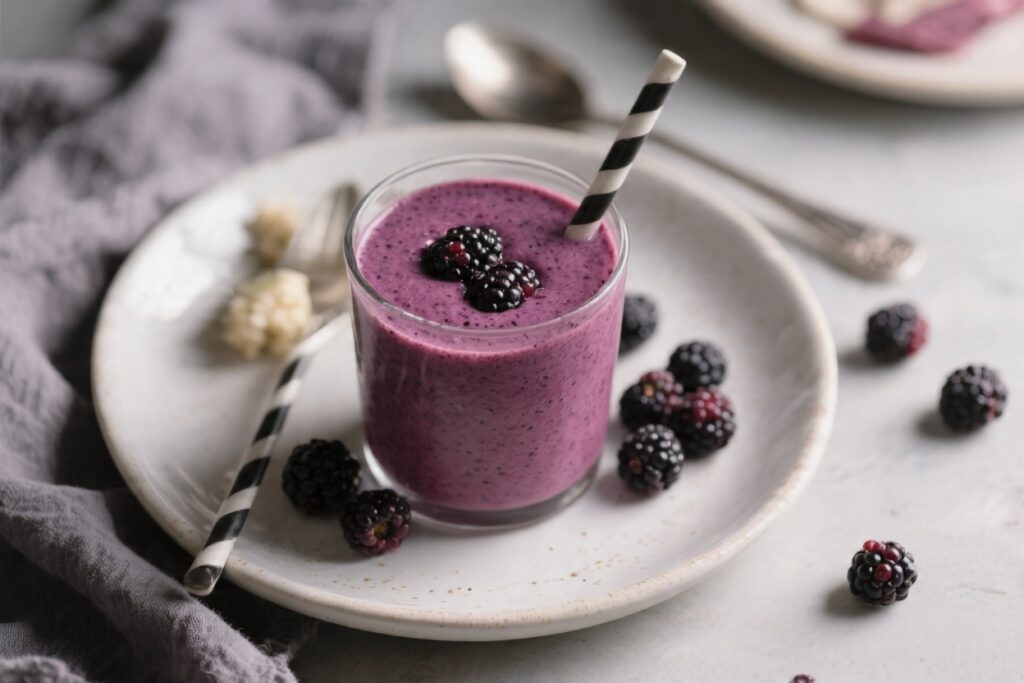 Blackberry Collagen Keto Smoothie – Creamy, Low-Carb, and Protein-Packed