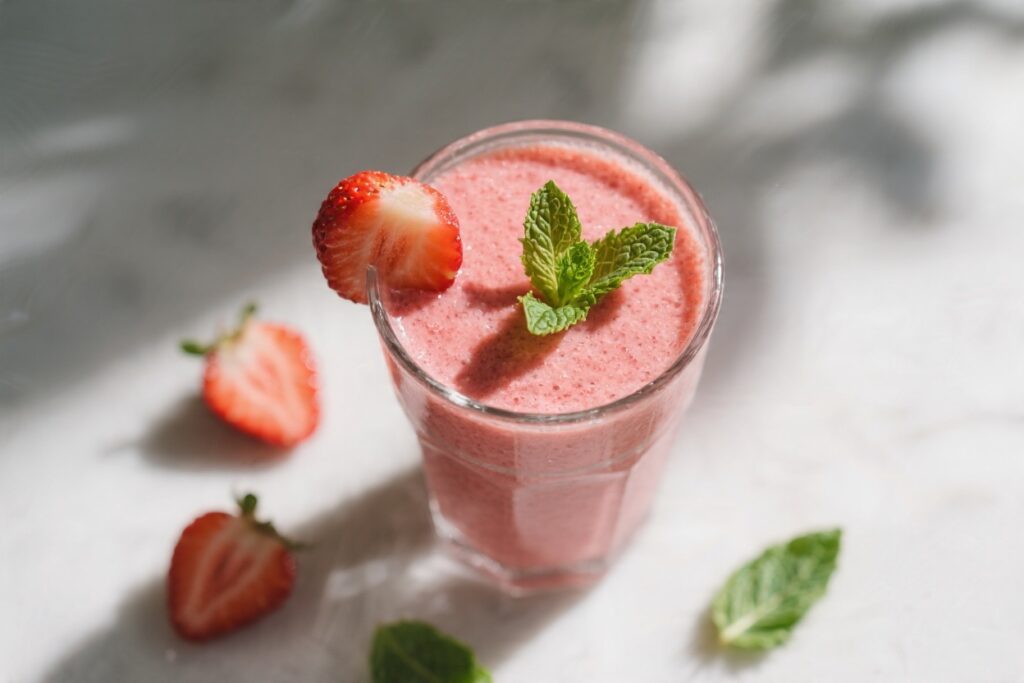 Strawberry Mint Glow Smoothie – Fresh, Bright, and Naturally Refreshing