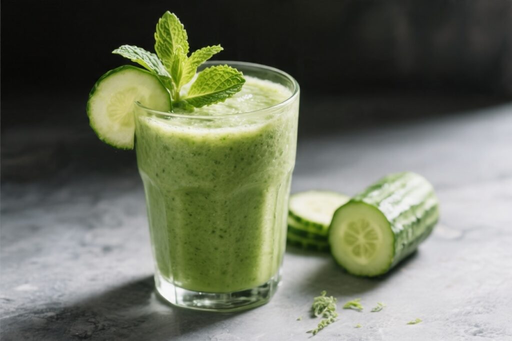 Cucumber Mint Detox Smoothie – Fresh, Light, and Hydrating