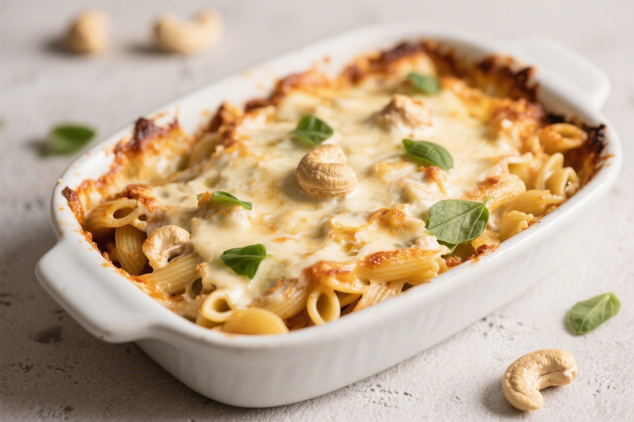 Vegan Cashew Cheese Pasta Bake Creamy Dairy Free – Easy, Comforting, and Flavor-Packed