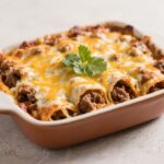 Beef Enchilada Casserole Cheesy Mexican Bake – A Comforting, Crowd-Pleasing Dinner