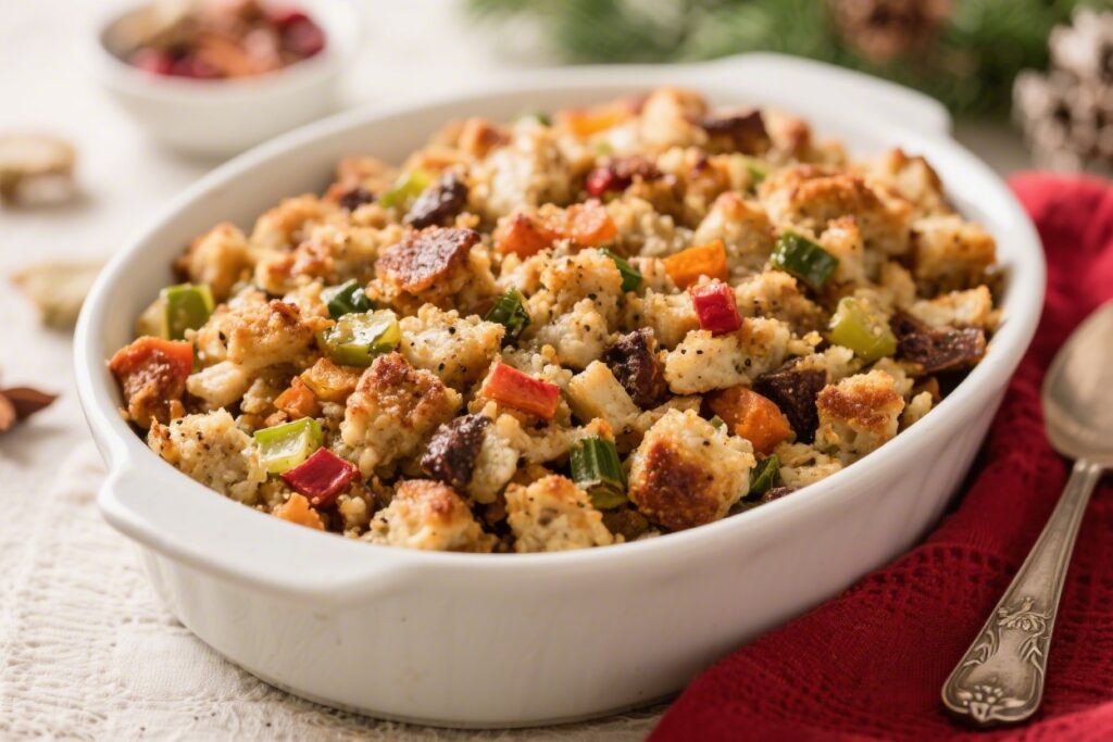 Easy Vegan Stuffing Recipe Classic Holiday Flavor – Simple, Cozy, and Comforting