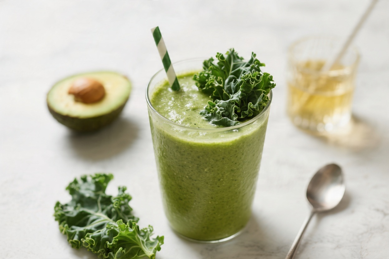 Avocado Kale Smoothie – Creamy, Energizing, and Easy