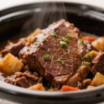 Slow Cooker Mississippi Pot Roast Tender and Juicy – Simple, Comforting, and Foolproof