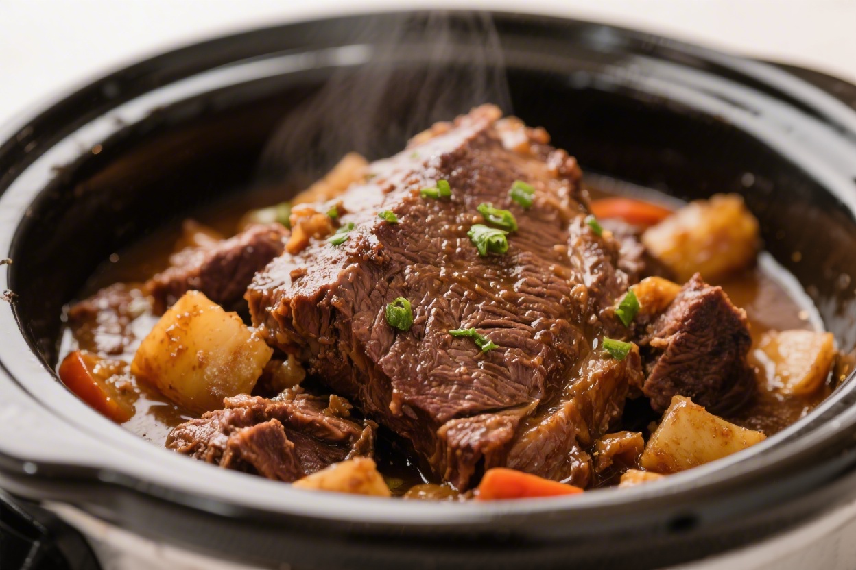 Slow Cooker Mississippi Pot Roast Tender and Juicy – Simple, Comforting, and Foolproof