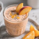 Orange Peach Chia Smoothie – Bright, Creamy, and Naturally Energizing