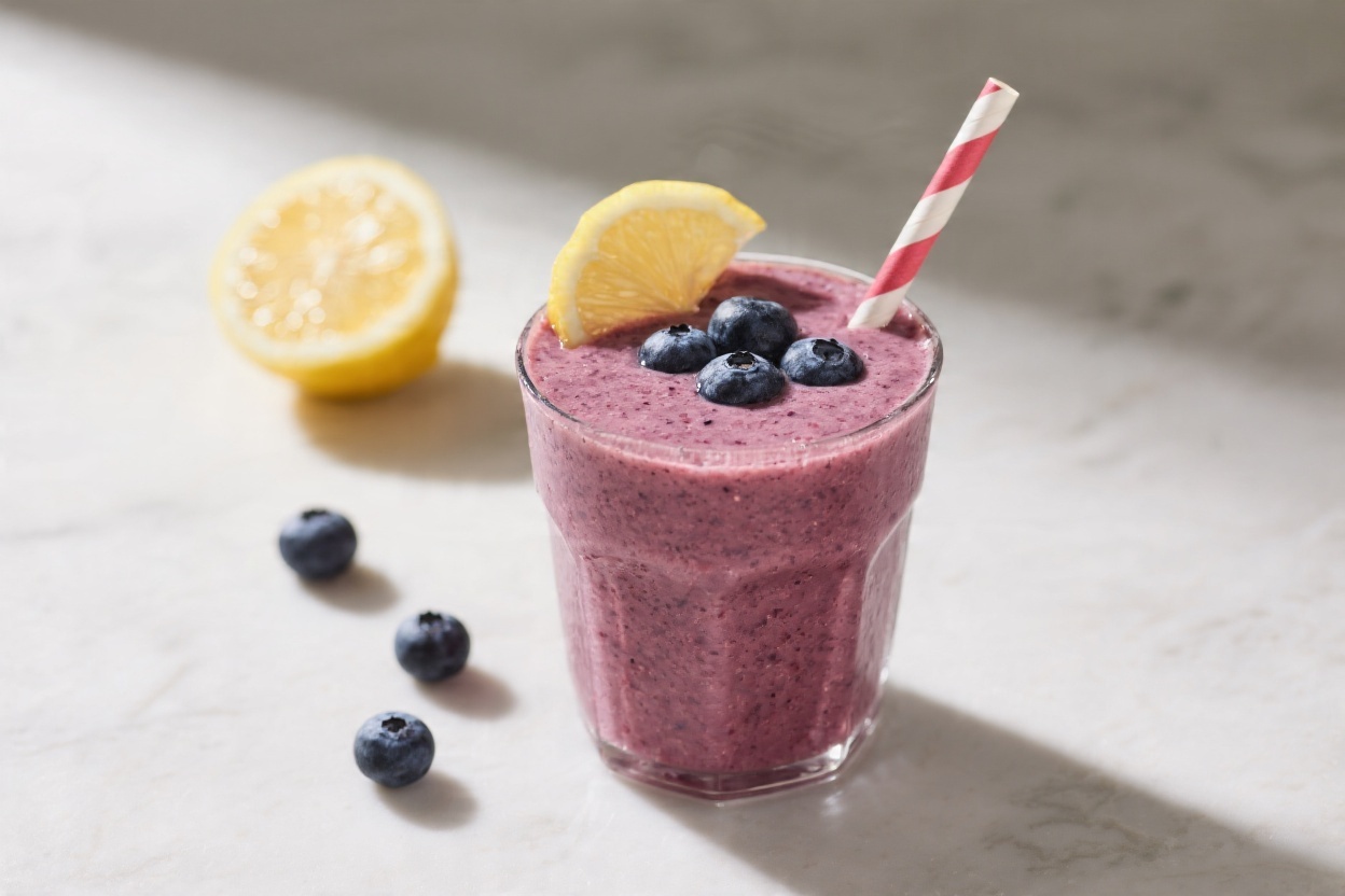 Lemon Blueberry Smoothie – Bright, Creamy, and Refreshingly Simple