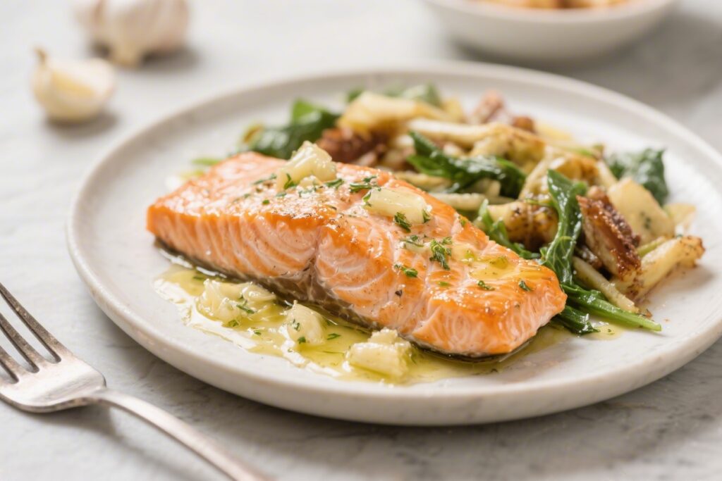 Garlic Butter Salmon in 15 Minutes Easy Quick Dinner – Fast, Flavorful, and Weeknight-Friendly