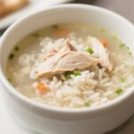 Chicken and Rice Soup Light Comfort Soup – A Cozy, Simple Bowl
