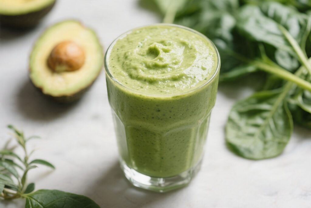 Avocado Spinach Smoothie – Creamy, Fresh, and Energizing