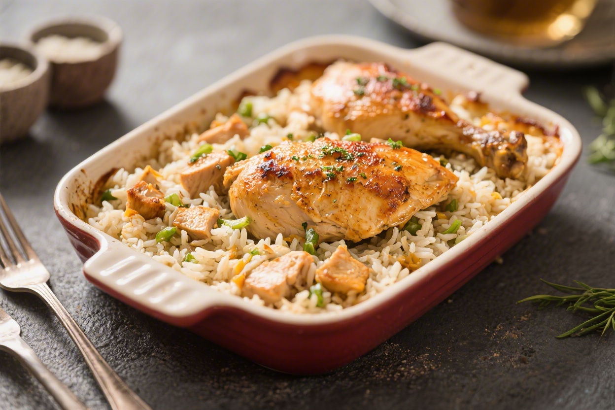 No Peek Chicken and Rice Easy Oven Meal – Simple, Comforting Dinner